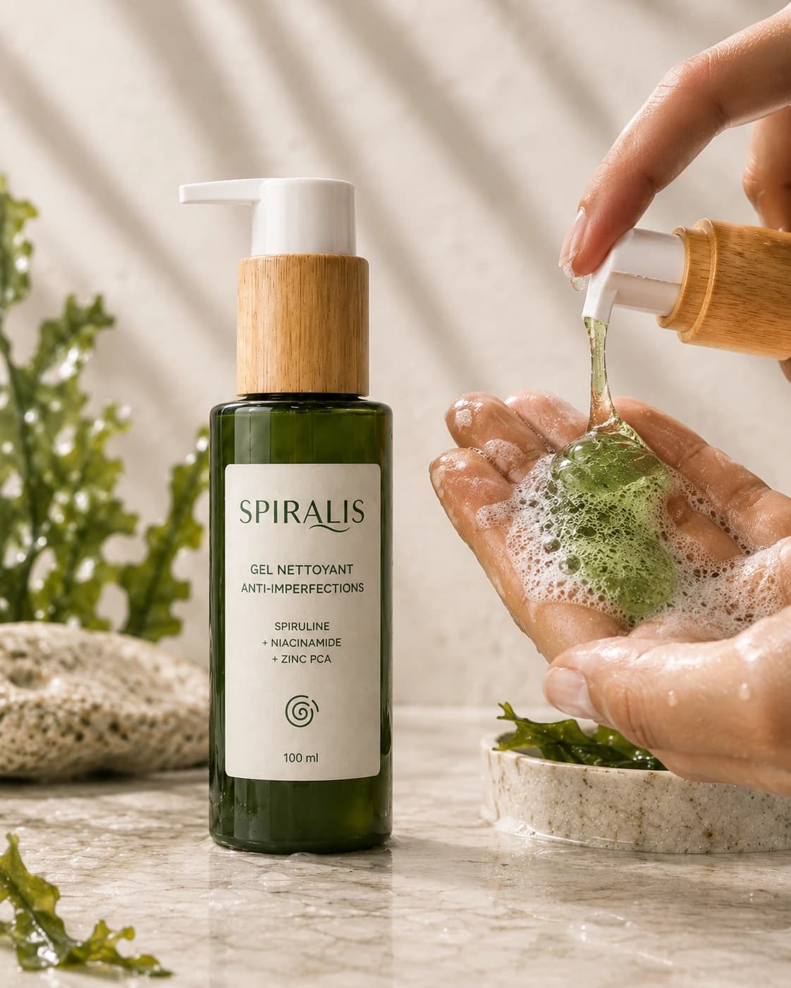 Mousse du gel nettoyant SPIRALIS